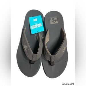 Reef Men’s Size 13 Brown Cushioned Comfort Flip Flops Sandals NWT